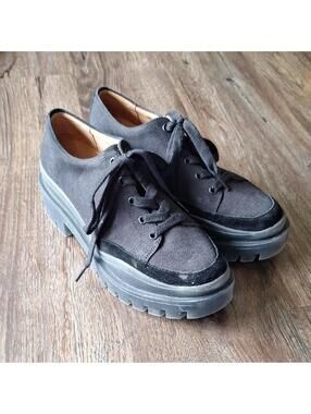 Vionic Ezrie Black Platform Shoe Size 9.5